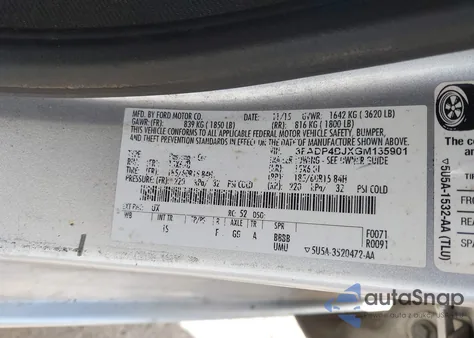 2016 Ford Fiesta Se from USA, damaged, VIN 3FADP4BJXGM135901